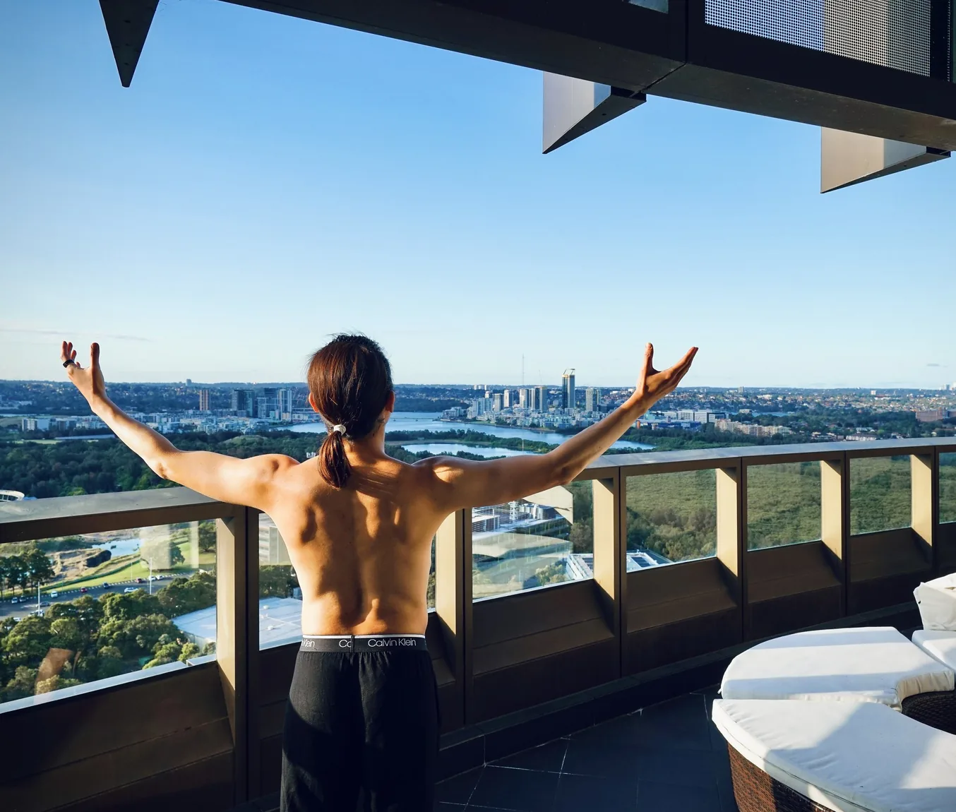 Freeman Fung Balcony Sydney Olympic Park